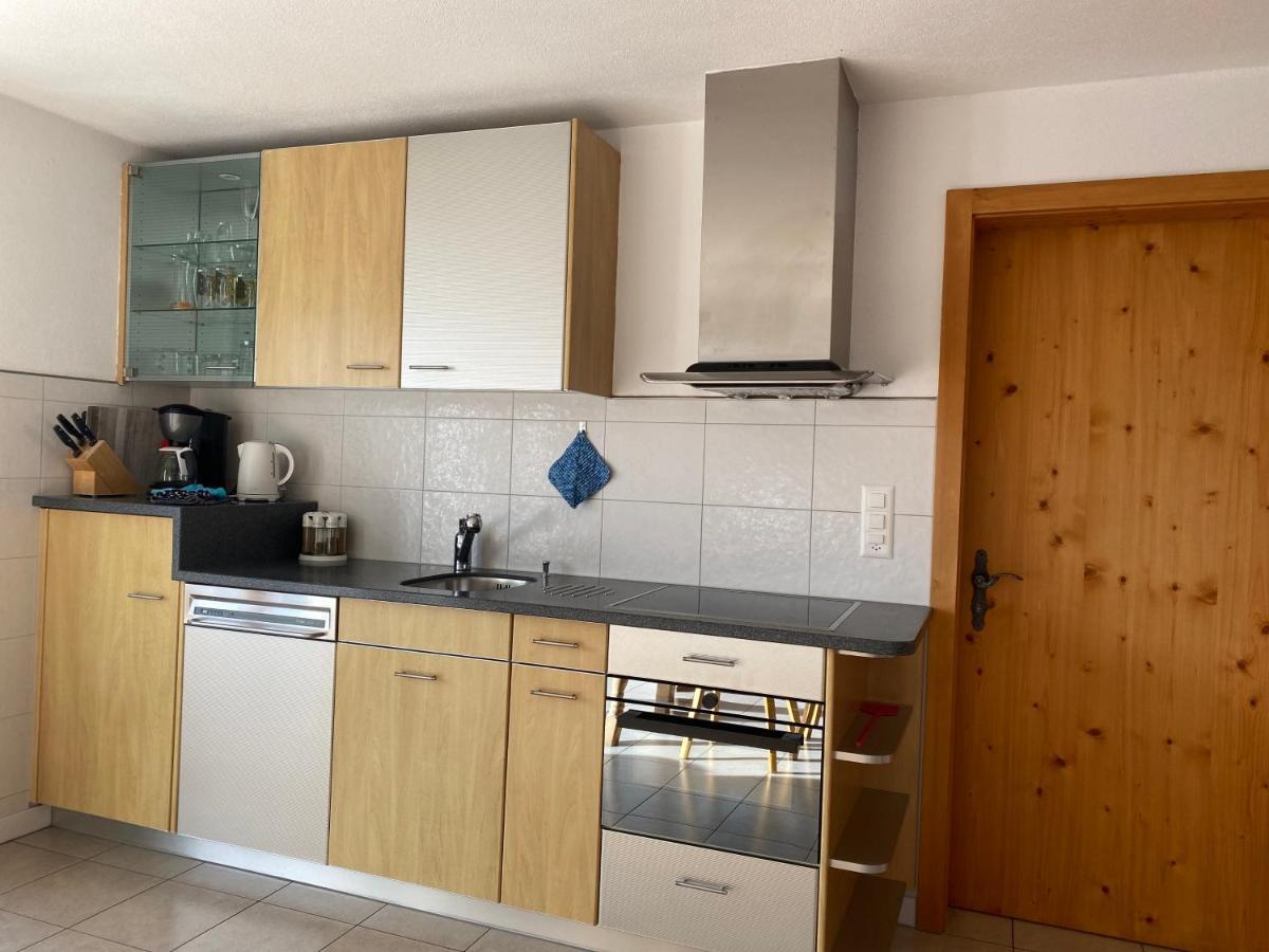 Ferienwohnung In Tschlin Mit Panoramablick Eksteriør billede