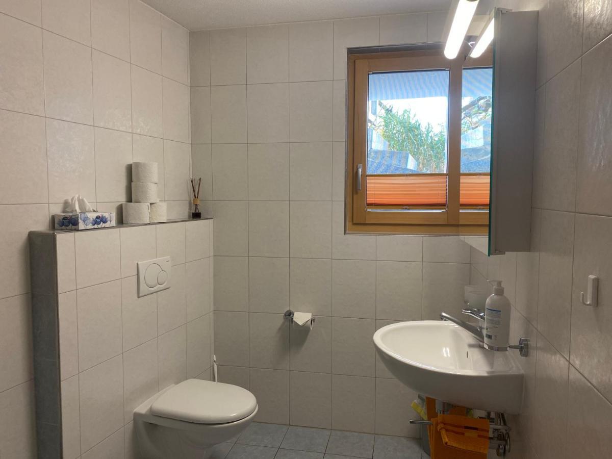 Ferienwohnung In Tschlin Mit Panoramablick Eksteriør billede